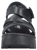 Rieker Damen Keilsandalette mit Plateau und gekreuzten Produktbild-Vorschau 4