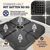 CASARIA® Sonnenschirmständerplatten 4er Set bis 80 kg Produktbild-Vorschau 2