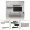 The Living Store 7-tlg. TV-Schrank-Set Betongrau Produktbild-Vorschau 1
