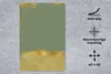 MuchoWow® Mauspad Mousepad Muster - Grün - Farbe - Gold Produktbild-Vorschau 2