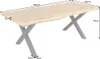 riess-ambiente Industrial Esstisch WILD 160cm braun Produktbild-Vorschau 5