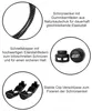 Elastische Schnürsenkel für 2 Paar Schuhe - Schwarz - 100 Produktbild-Vorschau 5