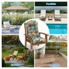 Coussins pour fauteuils à bascule d'extérieur avec sangles, Voir les images du produit 8