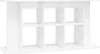 vidaXL Aquariumständer Hochglanz-Weiß 120x40x60 cm Produktbild-Vorschau 1