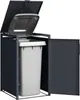 Kovový box na popelnice Konsta 1x240l 68x80x116cm antracit Náhled obrázku produktu 8