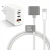 65W USB C Ladegerät 2x USB-C 1x USB-A + 140W MagSafe 3 Produktbild-Vorschau 1