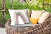 MuchoWow® Outdoor Kissen - Regenbogen - Pastell - Design - Produktbild-Vorschau 3