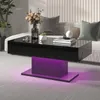 Radelldar Modern Couchtisch Wohnzimmertisch Hochglanz mit Produktbild-Vorschau 4