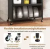 COSTWAY Armoire de cuisine à 6 niveaux, armoire buffet avec Voir les images du produit 8