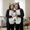 Pigiama tutina Kigurumi costume per adulti Nero Husky XXXL: Anteprima dell’immagine prodotto 2