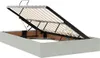 vidaXL Lit de rangement avec matelas gris clair 120 x 200 Voir les images du produit 6