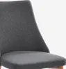 Stuhl gepolstert modern aus Stoff für Esszimmer und Küche Produktbild-Vorschau 11