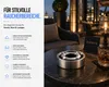 3x Aschenbecher Gluttöter Wind Balkon Bistro Rund Glut Produktbild-Vorschau 8
