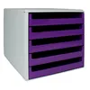 M&M 30050972 M&M Schubladenbox   violett DIN A4 mit 5 Náhled obrázku produktu 2