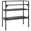vidaXL Stelaż do umywalki czarny 79x38x83 cm żelazny - Podgląd zdjęcia produktu 11