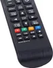 A close-up view of a black remote control with various buttons. Náhled obrázku produktu