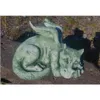 Schöner Drache Liegend aus Steinguss Neu Frostfest Produktbild-Vorschau 4