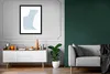 MuchoWow® Gerahmtes Poster Blau - Minimalismus - Abstrakt Produktbild-Vorschau 8