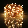 10m 100LEDs LED Weihnachten Kupferdraht Lichterkette, USB Produktbild-Vorschau 1