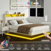 DEWINNER Lit 140x190 avec Sommier | Cadre Flottant | Lit Voir les images du produit 3