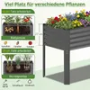 COSTWAY Podwyższona grządka metalowa, grządka ogrodowa o Podgląd zdjęcia produktu 4