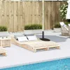 vidaXL Lehátko 205x110x31,5 cm z masívneho borovicového Náhľad obrázku produktu 3