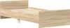 vidaXL Bettgestell ohne Matratze Sonoma-Eiche 100x200 cm Produktbild-Vorschau 4