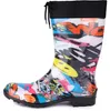 Ladeheid Damen Gummistiefel mit Stulpe LA-968 (Zeitung, 41) Produktbild-Vorschau 2