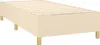 vidaXL Boxspringbettgestell Creme 90x200 cm Stoff Produktbild-Vorschau 4
