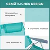 Outsunny 2er Set Campingstühle Faltstuhl mit 6-fach Produktbild-Vorschau 6