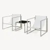 Loungeset 'Karg' 3-tlg. outdoor Couchtisch mit 2 Sesseln Produktbild-Vorschau 5