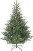 A green artificial Christmas tree on a white background. Produktbild-Vorschau