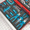 Datona - Werkzeugkiste rot gefüllt - Metall Toolbox 4 Produktbild-Vorschau 4