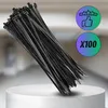 EDIBAZZAR | Kabelbinder schwarz 200 x 4,8 mm Nylon 100 Produktbild-Vorschau 2