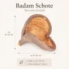 Badam Schote Natur 8–12 cm Sterculia foetida Herzfrucht Produktbild-Vorschau 4