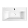 Vetroceramica Aqualine - Lavabo Sava 800x460 mm, con 1 foro Anteprima dell’immagine prodotto 4