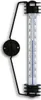 Fensterthermometer 19,5cm Kunststoff + Metall. SCHWARZ Produktbild-Vorschau 1