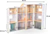 A large, multi-story wooden dollhouse with detailed interior rooms and exterior architectural features. Náhľad obrázku produktu