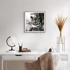 Gerahmtes Poster - Rahmen in heller Eiche - Eule Vogel Produktbild-Vorschau 6