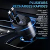 AutoSky 4in1 chargeur de voiture extensible avec fonction Voir les images du produit 2
