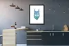 MuchoWow® Gerahmtes Poster Wolf - Geweih - Weiß - Tiere Produktbild-Vorschau 5