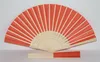 414, 1 Stk. Hand- Deko-Fächer Hochzeitsfächer Papier orange Produktbild-Vorschau 2
