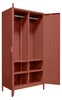 Industrieller Metallkleiderschrank, 170 cm hoch, 2 Türen, 4 Produktbild-Vorschau 9