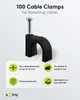 Goobay 64683 Kabelschede, 10 mm, zwart, 10 mm - Bevestiging Productafbeelding-voorbeeld 2