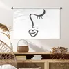MuchoWow® Wandteppich Wandbehang Gesicht - Abstrakt - Produktbild-Vorschau 6