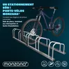 MONZANA® Râtelier 5 vélos métal support de rangement pneu Voir les images du produit 3