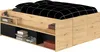 Lit adulte avec caisson de levage - Chêne et noir 166 x 67 Voir les images du produit 8