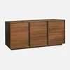 Credenza effetto legno 3 ante, 160cm, Noce Anteprima dell’immagine prodotto 1