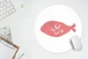 MuchoWow® Mauspad Mousepad Pastell - Fisch - Rosa 40x40 cm Produktbild-Vorschau 5
