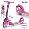 AREBOS Grafitti city scooter regolabile in altezza | ruote Anteprima dell’immagine prodotto 1